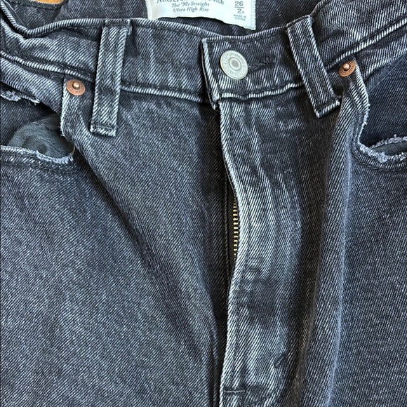 Abercrombie & fitch The 90s Straight ultra High Rise size 26/2 - Picture 6 of 7